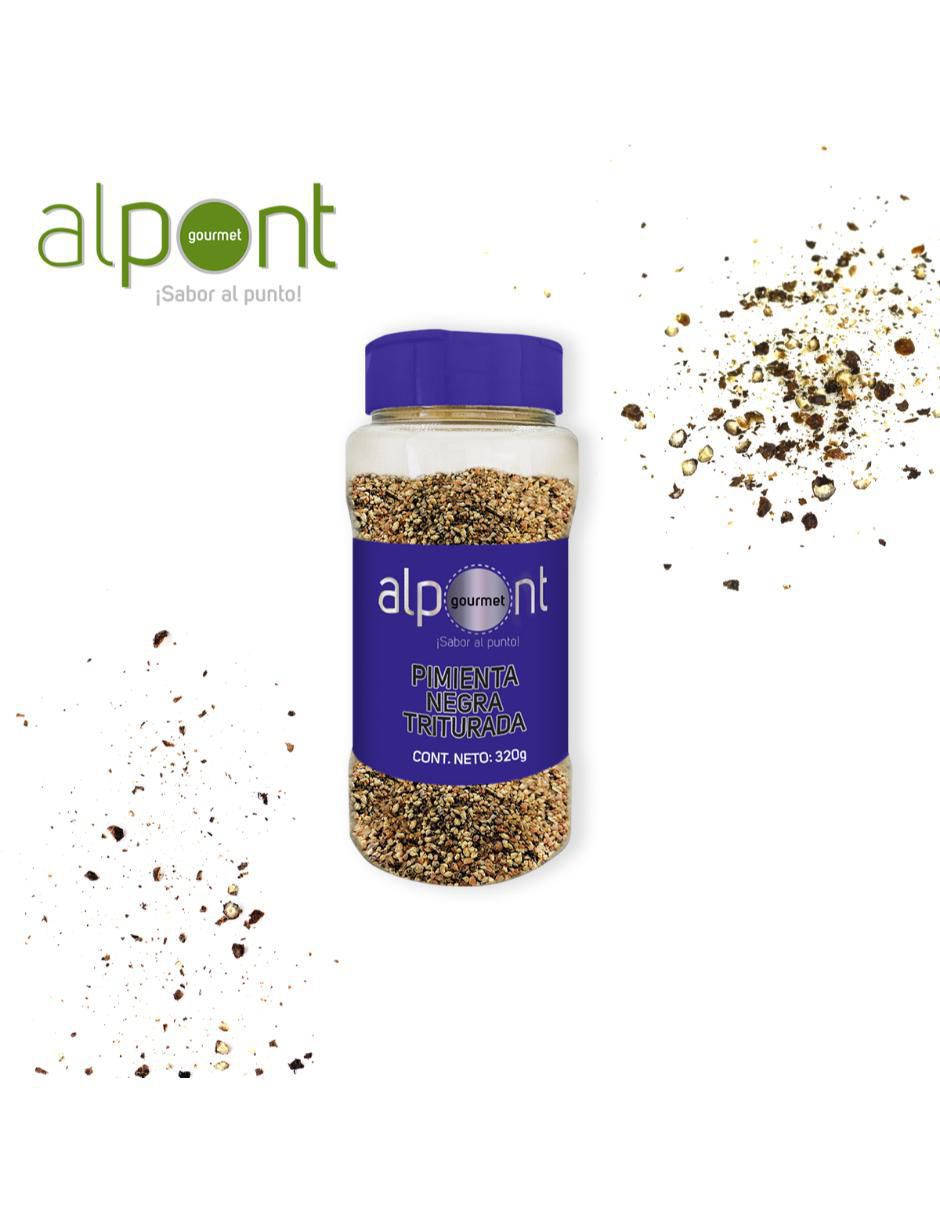 Pimienta negra triturada 320 g 2