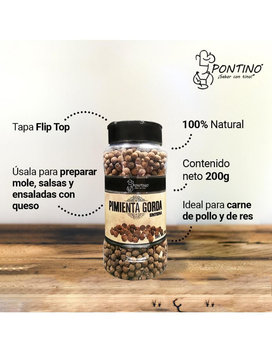 Pimienta gorda entera 200 g 4
