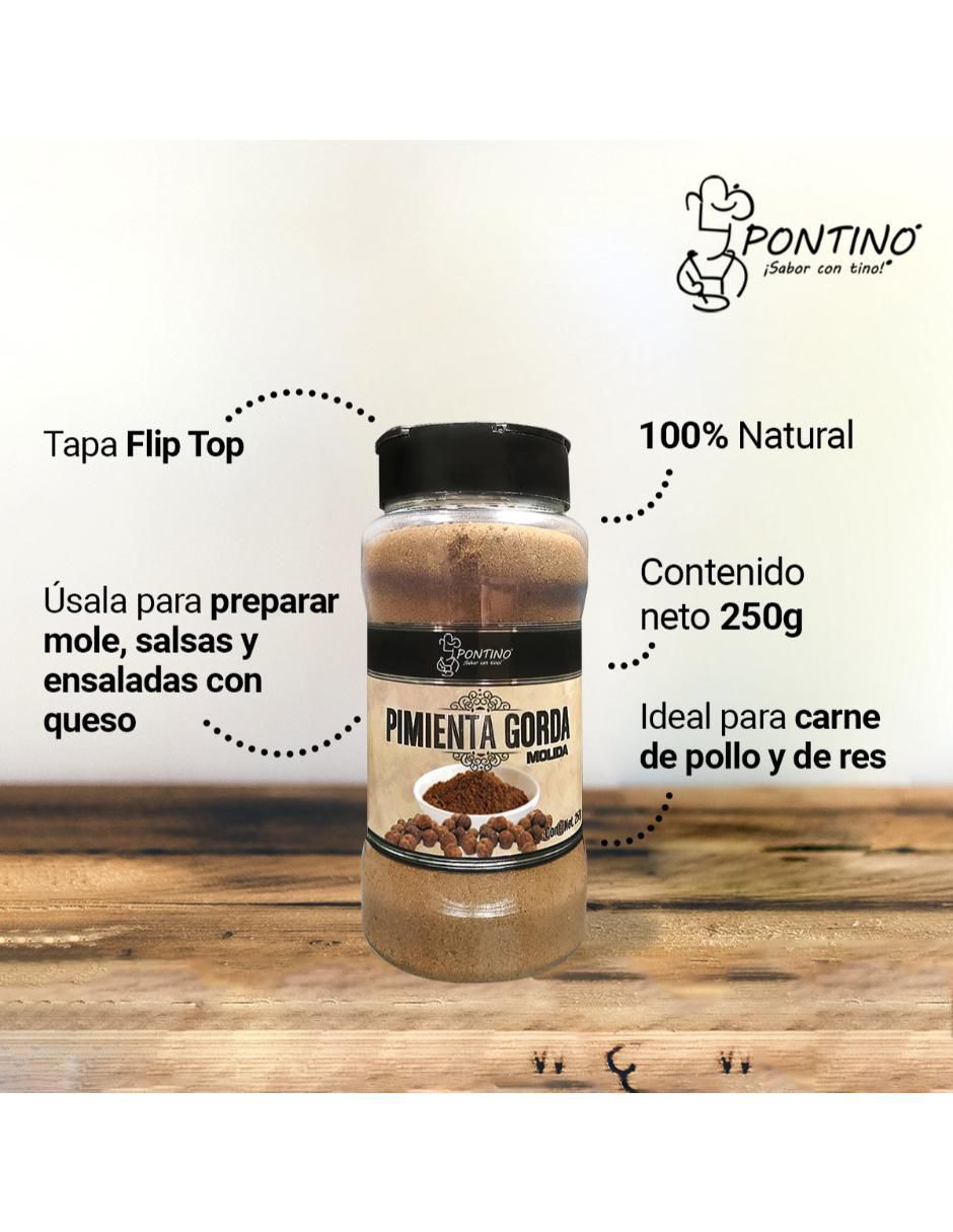 Pimienta gorda molida 250 g 6