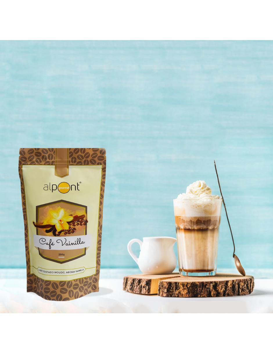Café americano molido sabor vainilla de México Gourmet 250 g 2