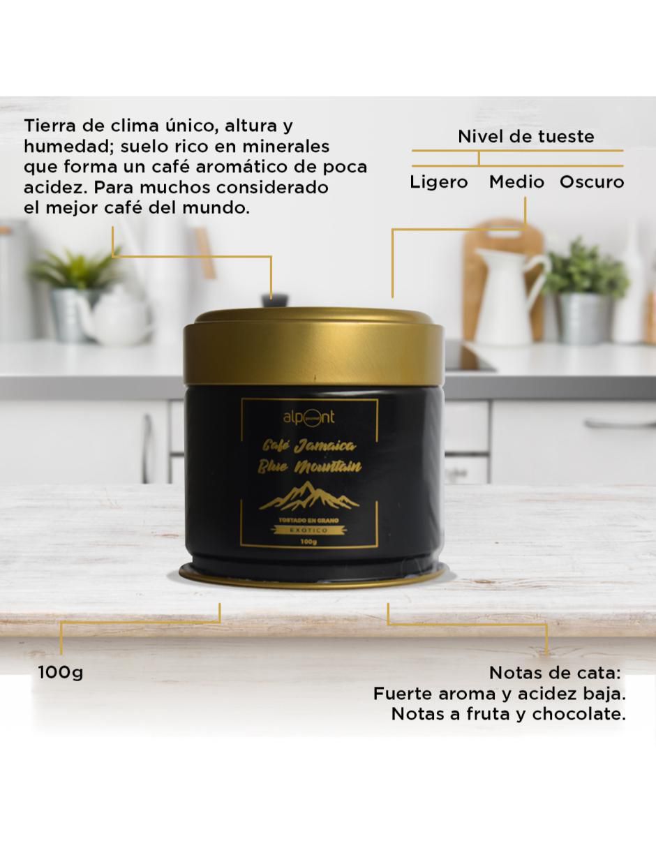 Café americano de grano sabor tostado de México Gourmet Jamaica Blue Mountain 100 g 5