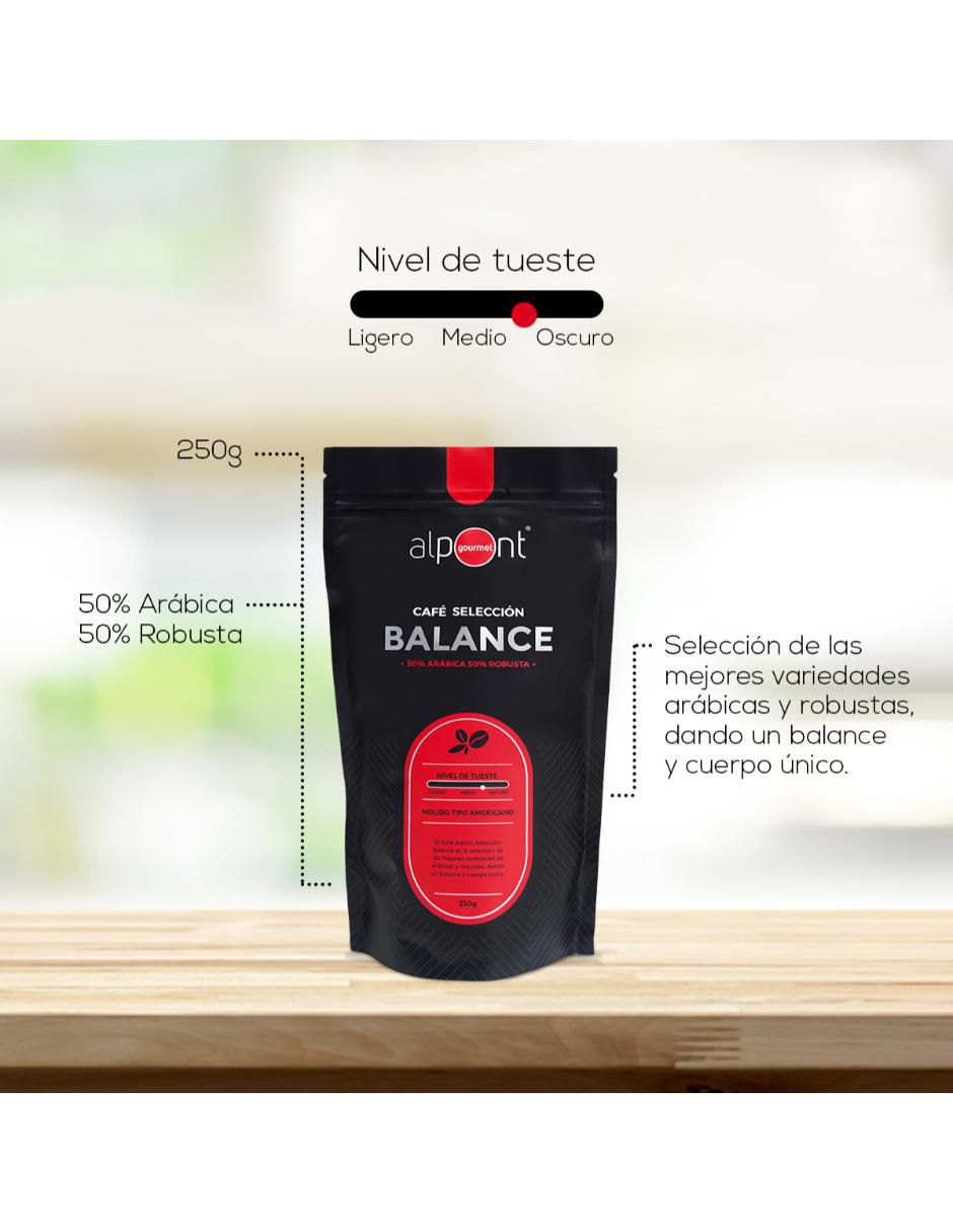 Café americano molido sabor tostado de México Gourmet 250 g 5