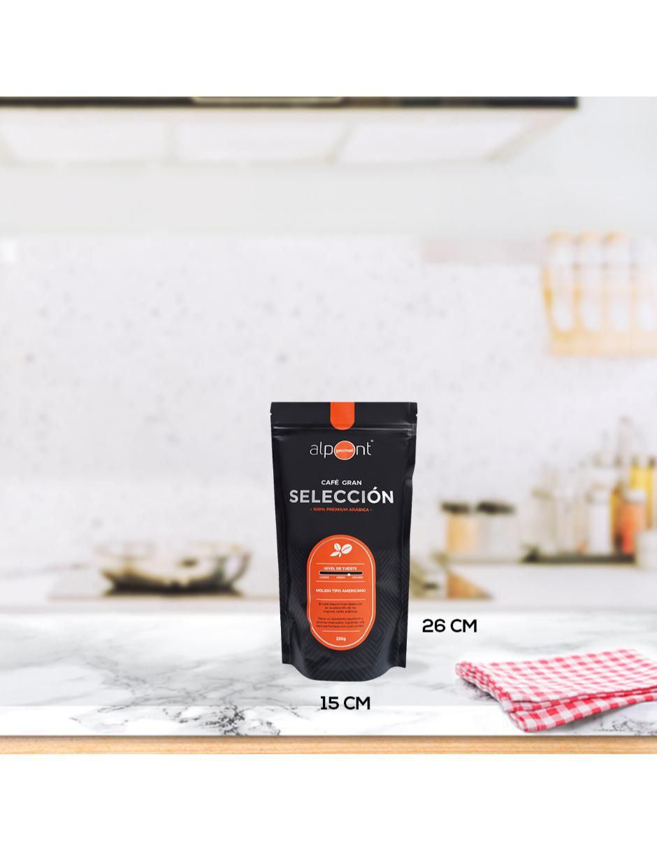 Café americano molido sabor tostado de México Gourmet 250 g 2