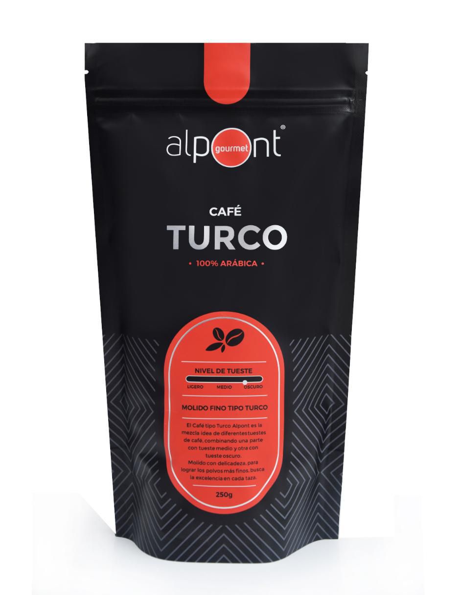 Café americano molido sabor tostado de México Gourmet turco 250 g
