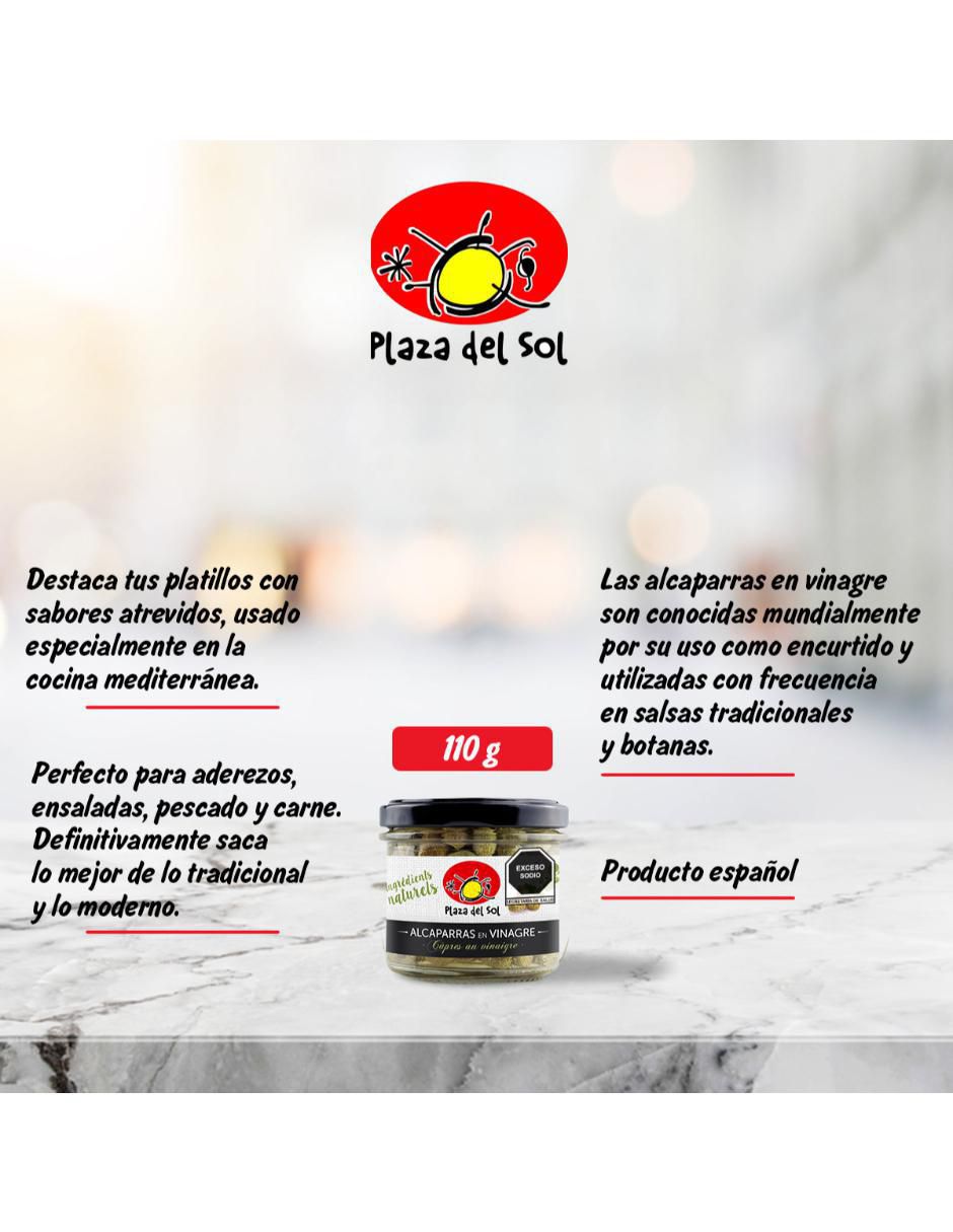 Alcaparras en vinagre de 110 g 5