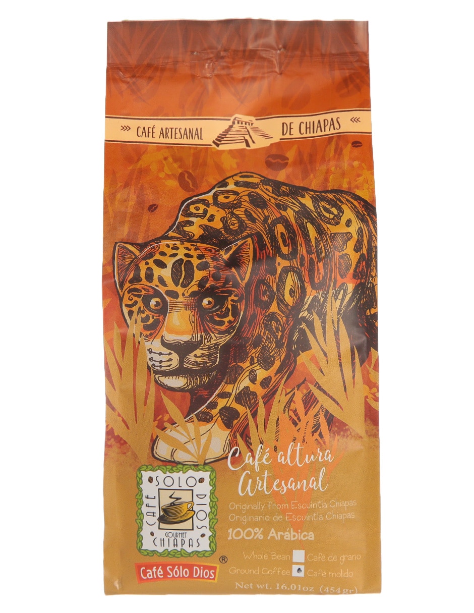 Café molido sabor natural de Chiapas 454 g