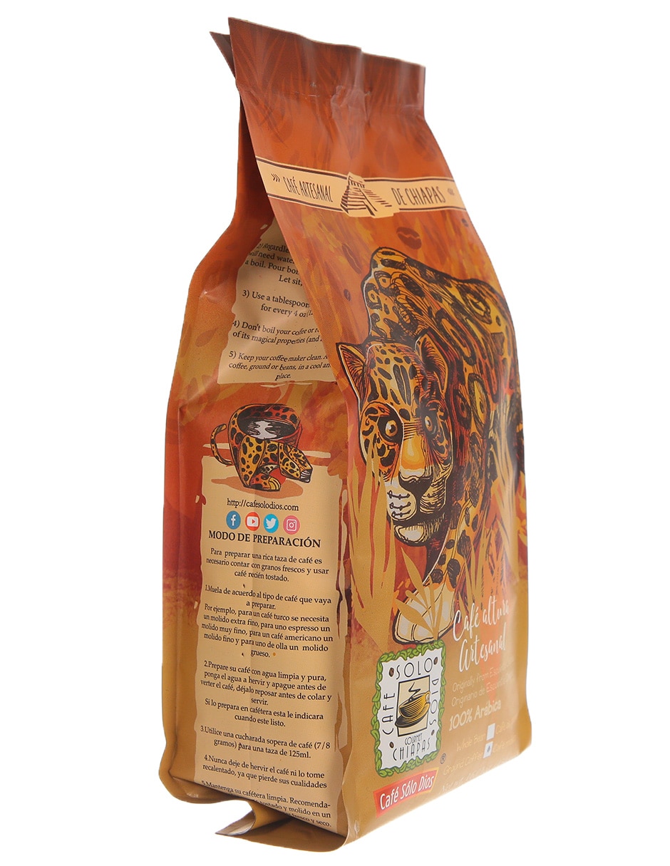 Café molido sabor natural de Chiapas 454 g 2