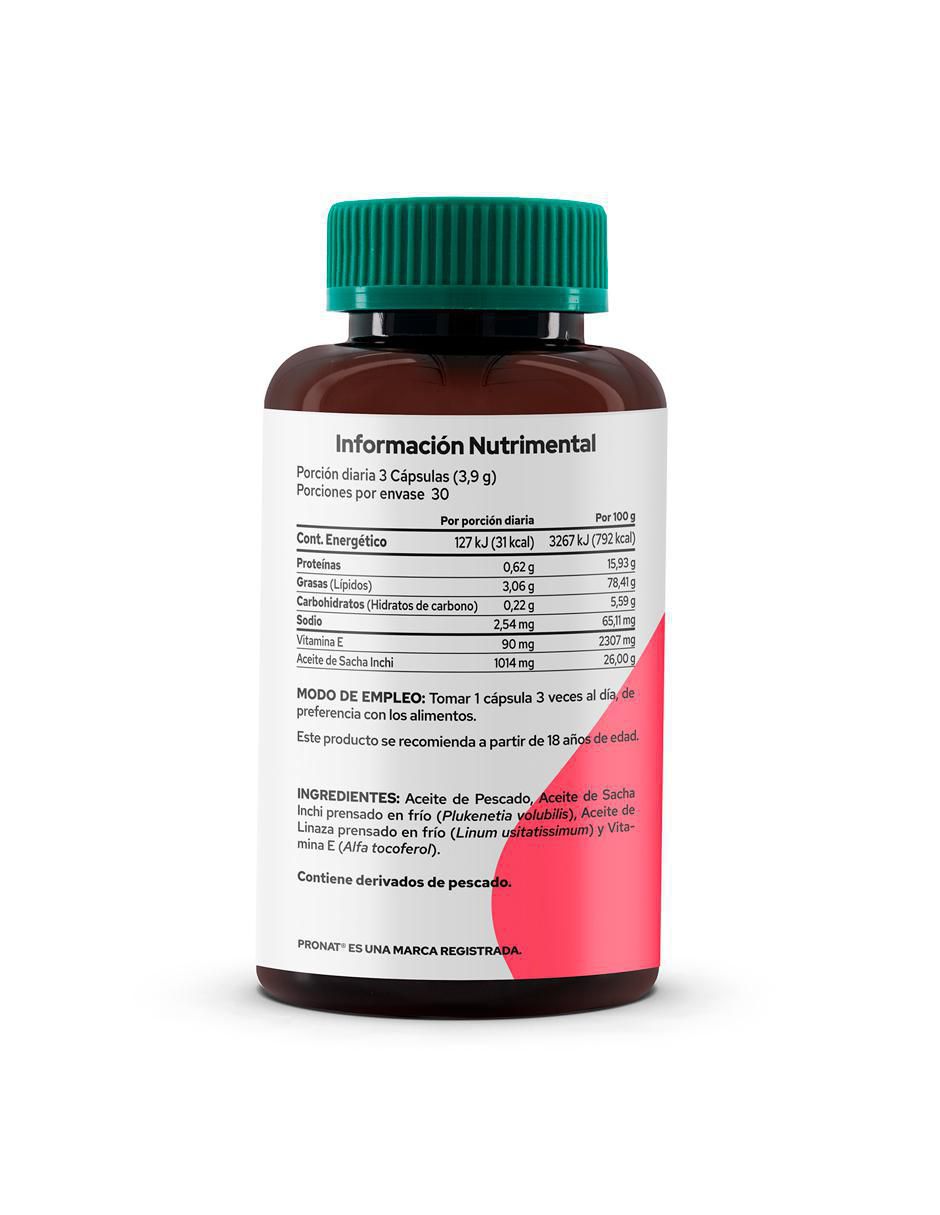 Suplemento Omega Maximum con omega 3 ,6 y 9, aceite de salmón, aceite de linaza y aceite de oliva extra virgen de 90 cápsulas 5