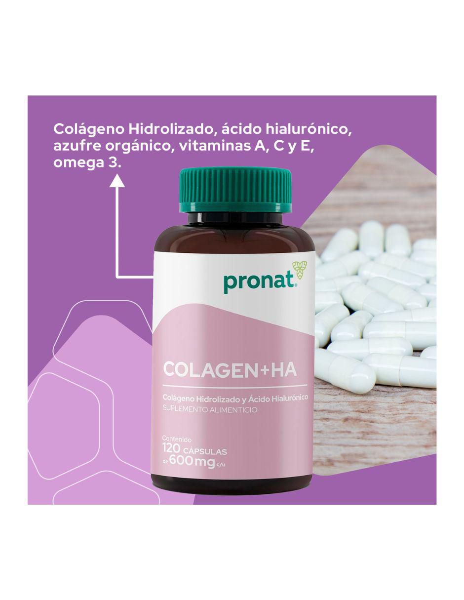 Suplemento Colagen + HA con colagéno hidrolizado 120 cápsulas 7