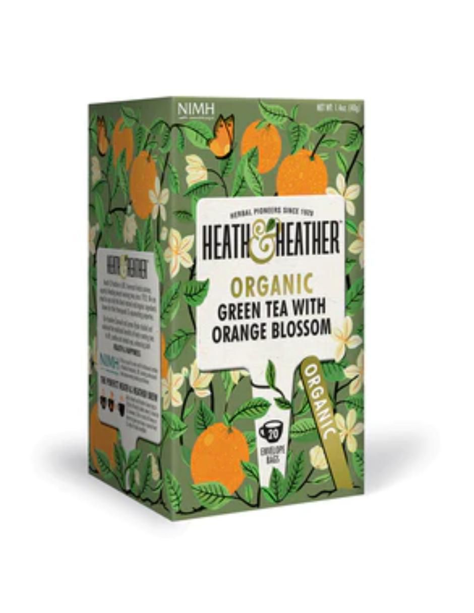 Té verde en sachet Heath & Heather 20 sobres