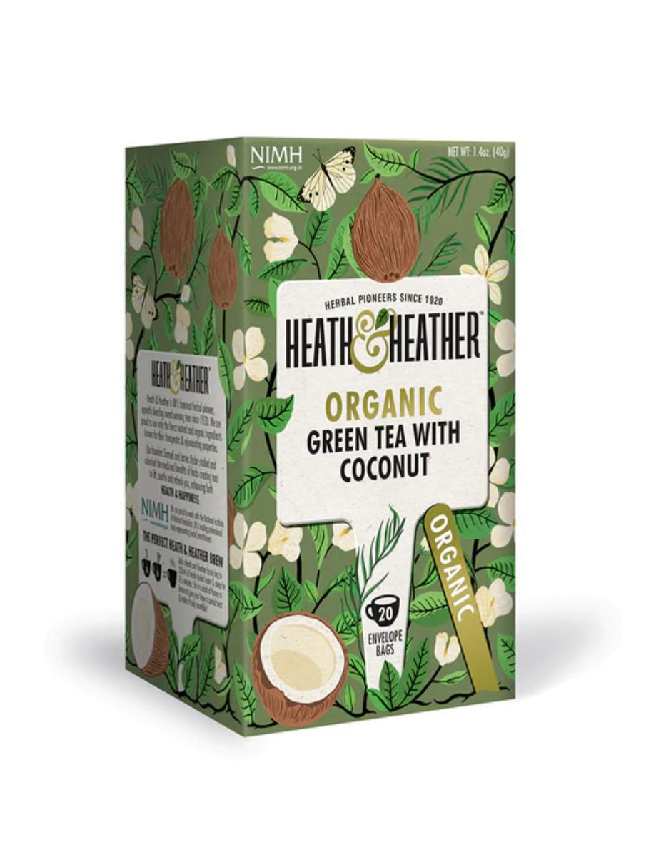 Té verde en sachet Heath & Heather 20 sobres