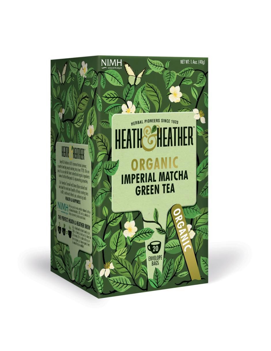 Té matcha en sachet Heath & Heather 20 sobres