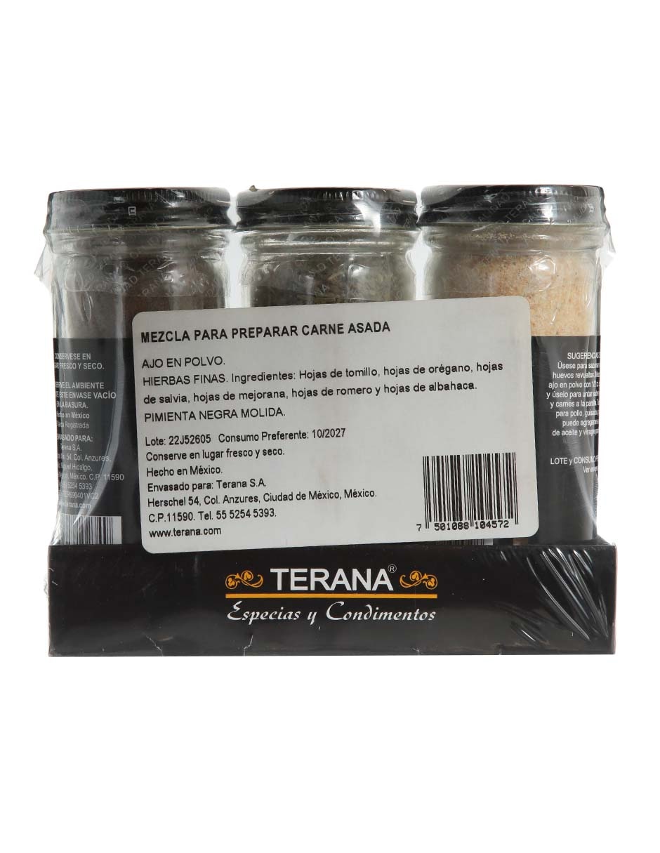 Mezcla para preparar carne asada 3