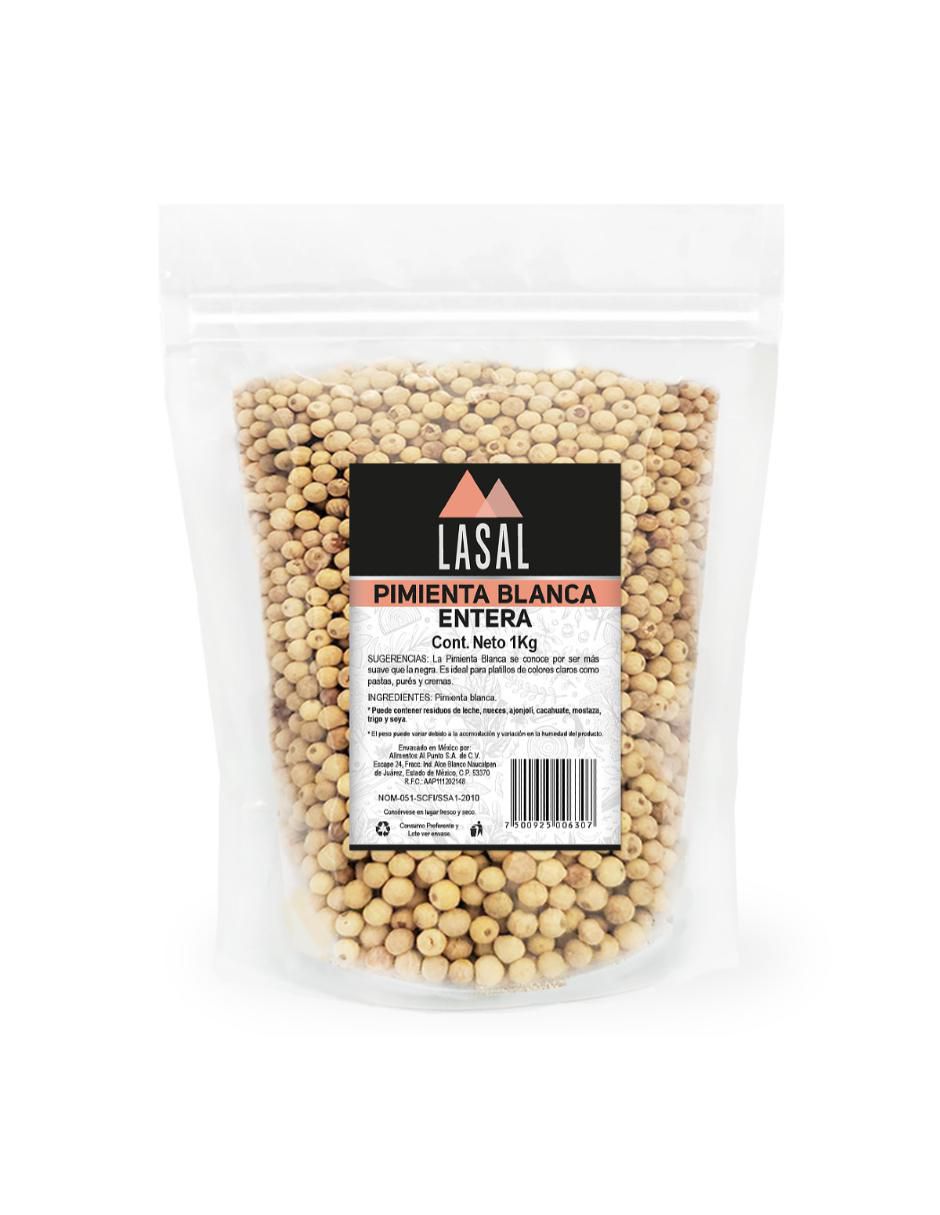 Pimienta blanca entera 1 kg