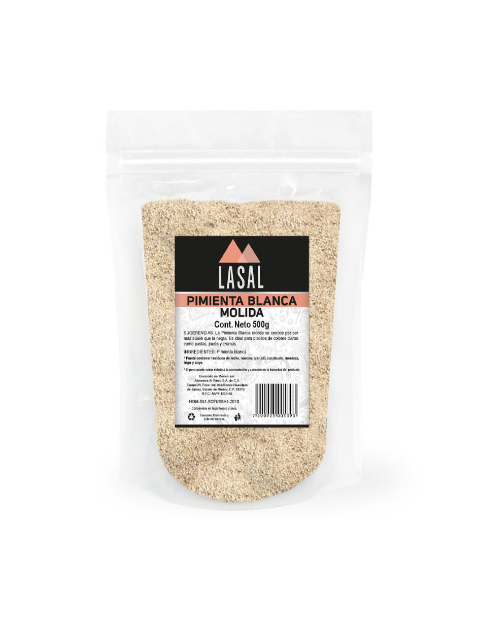 Pimienta blanca molida 500 g