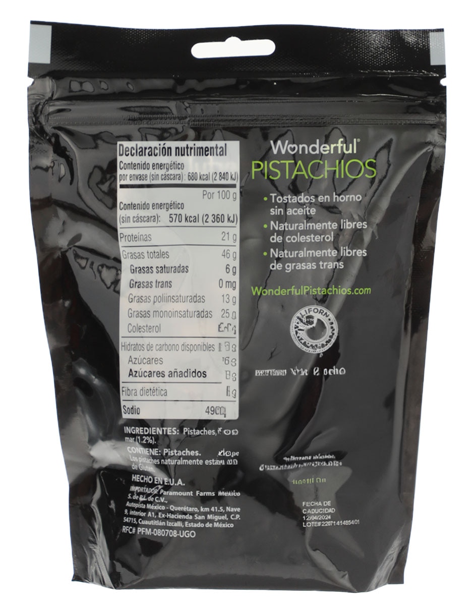 Pistache Wonderful Pistachos 227 g 2
