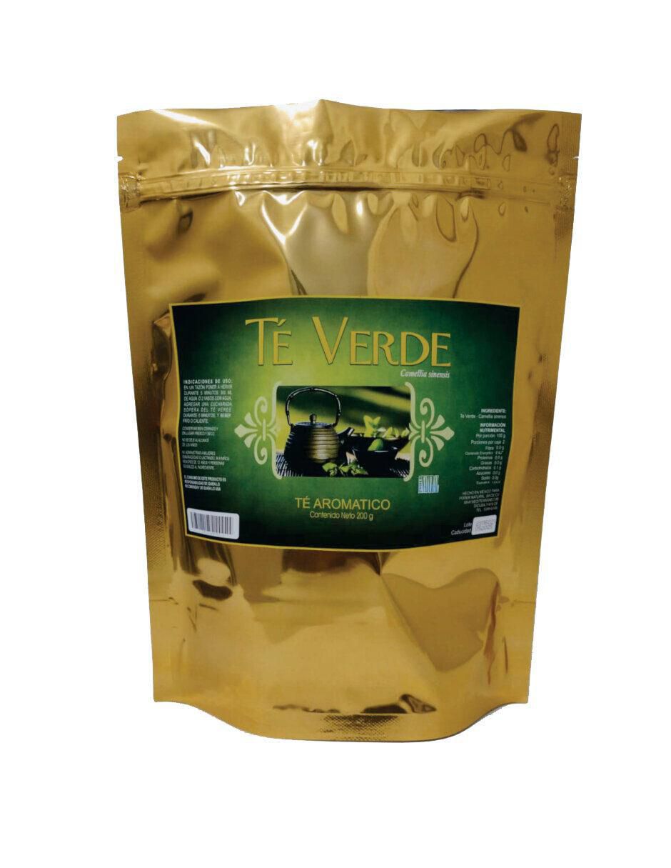 Té verde sabor natural de 200 g