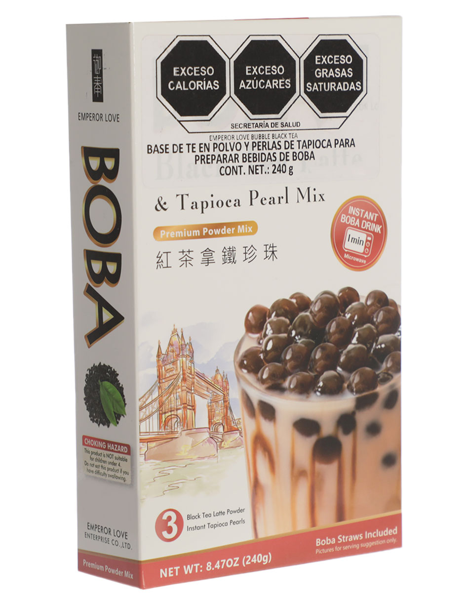 Té de burbujas sabor té negro 240 g 2