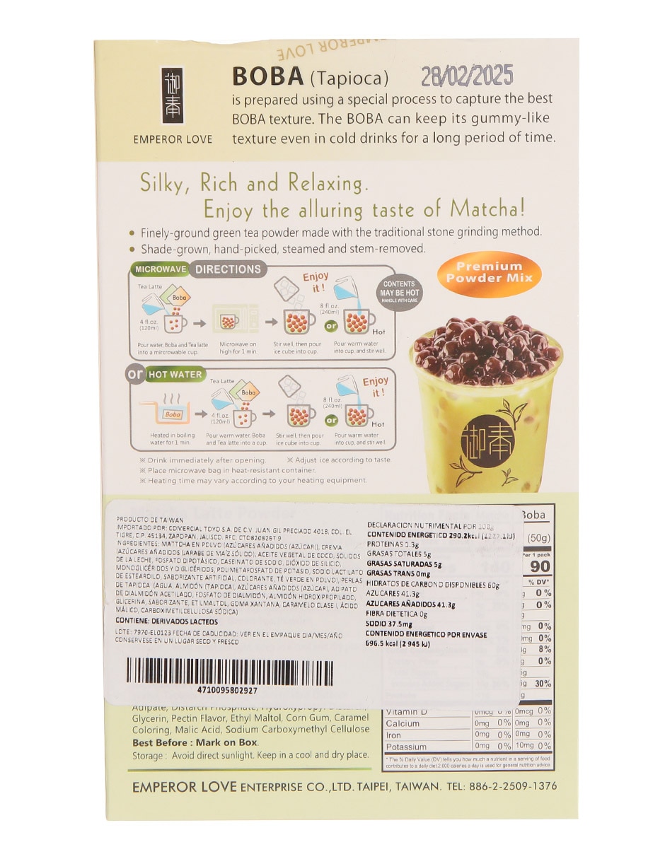 Té matcha en polvo 240 g 3