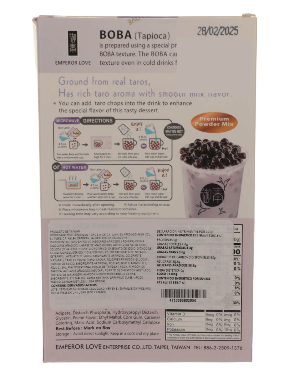 Té de burbujas taro 240 g 4