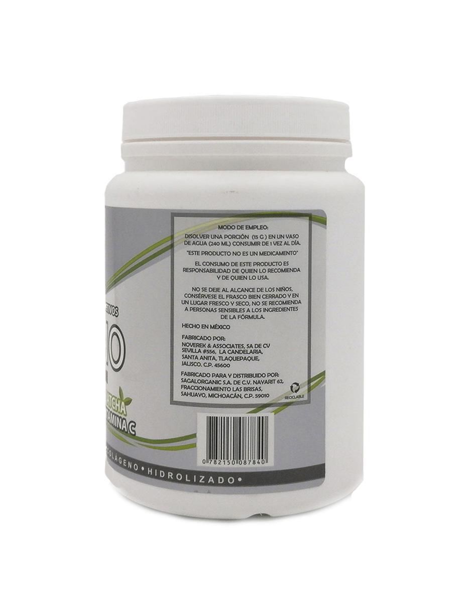 Colágeno Hidrolizado + Matcha + Vitamina C, con péptidos bioactivos sabor matcha