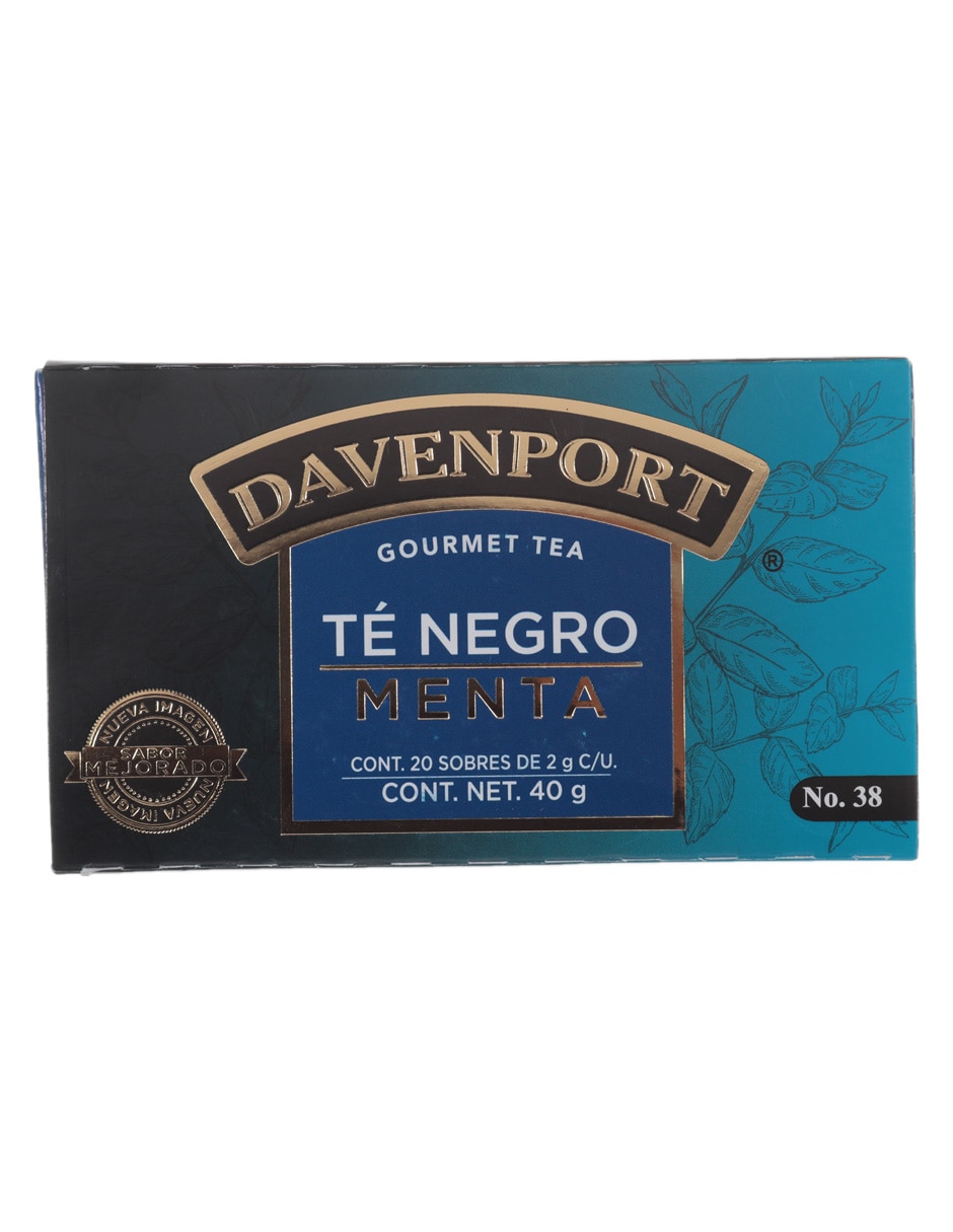 Té negro de menta en sachet 40 g