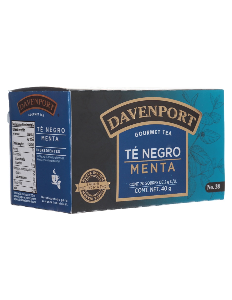 Té negro de menta en sachet 40 g 2