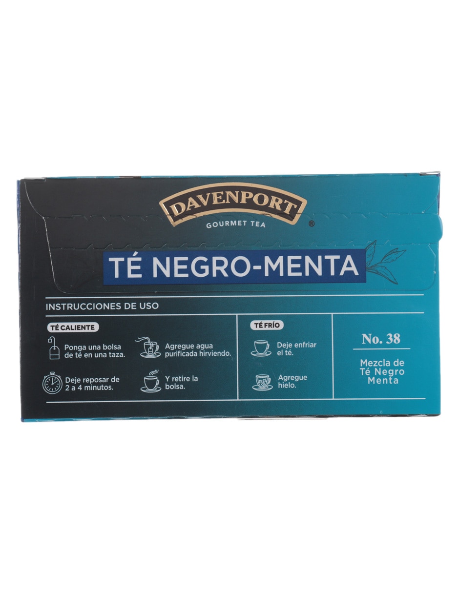 Té negro de menta en sachet 40 g 3