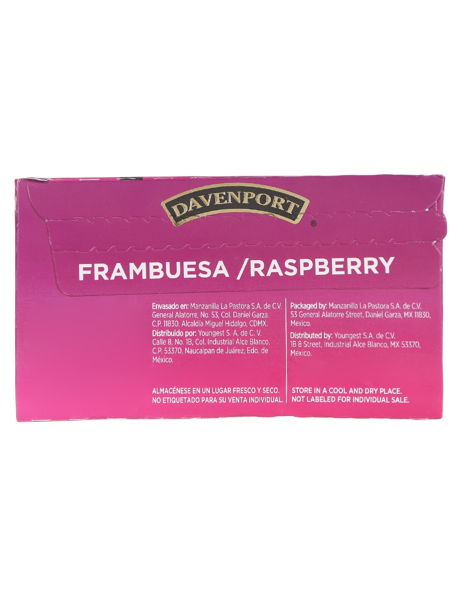 Té frambuesa en sachet 40 g 3