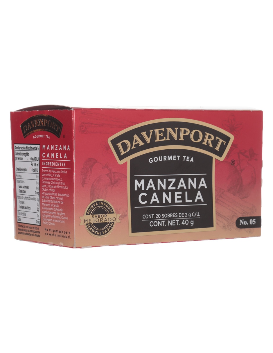 Té de manzana canela en sachet 40 g 2