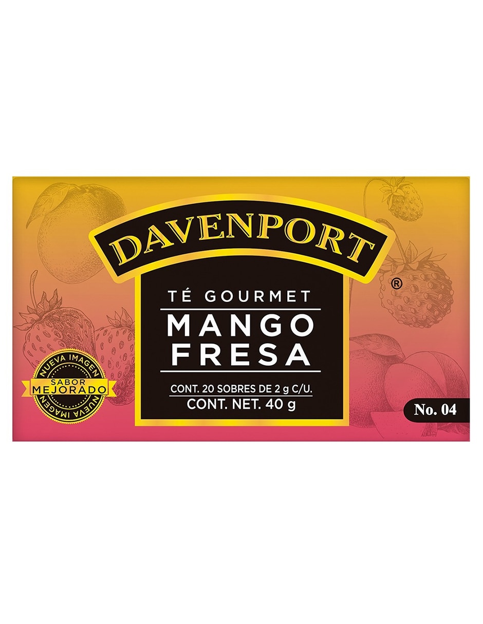 Té mango fresa en sachet 40 g