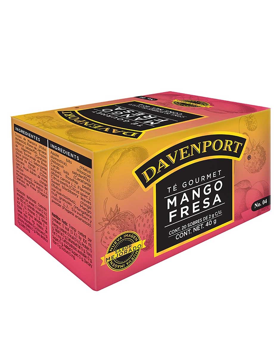Té mango fresa en sachet 40 g 3