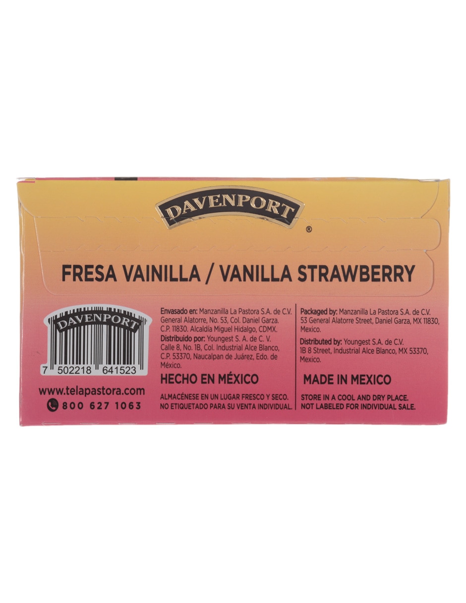 Té fresa vainilla en sachet 40 g 3