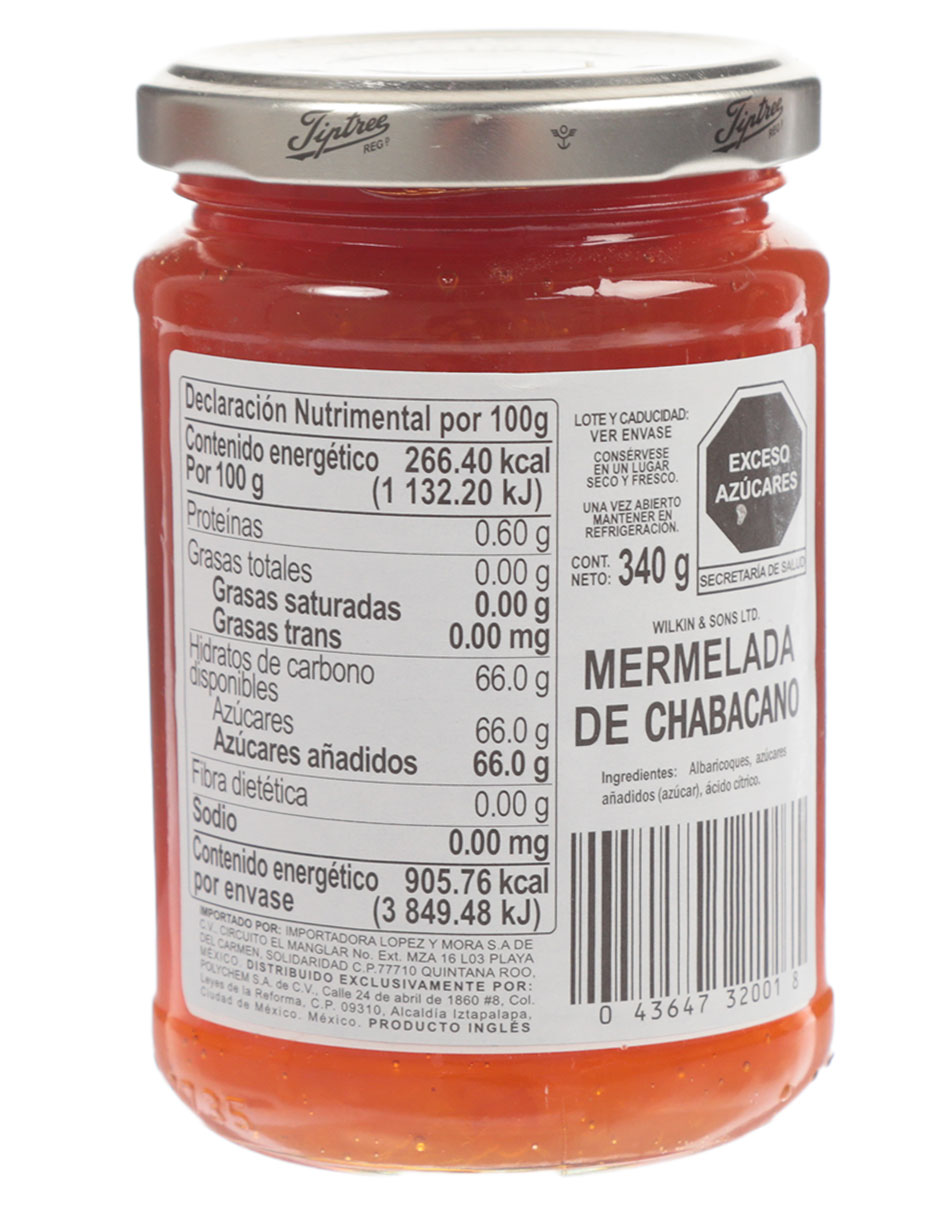 Mermelada de sabor chabacano 340 g 3