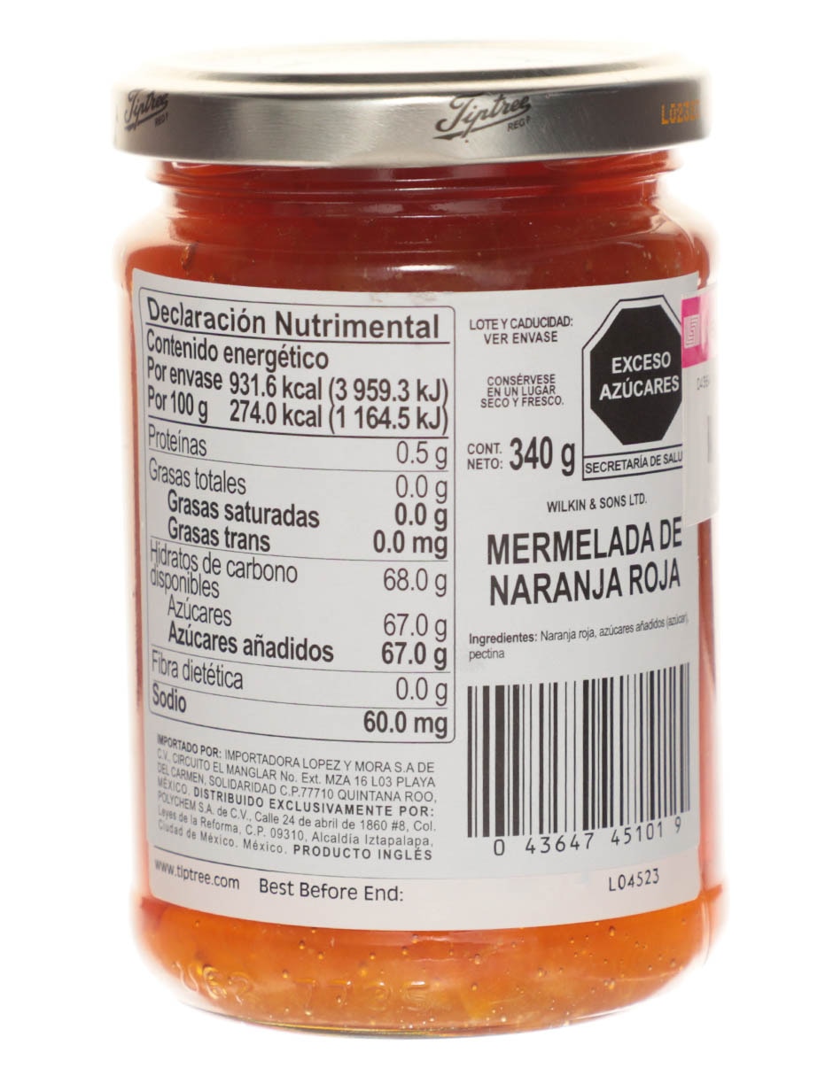 Mermelada de sabor naranja 340 g 3