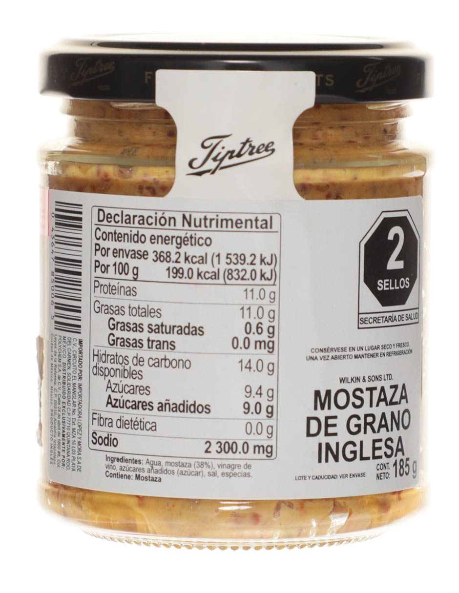 Aderezo sabor mostaza de grano inglesa Wilkin & Sons Ltd 3
