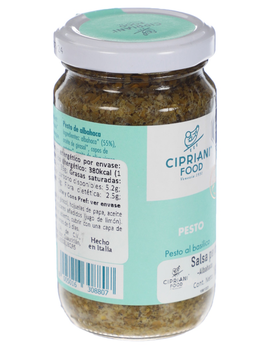 Salsa pesto sabor albahaca 2