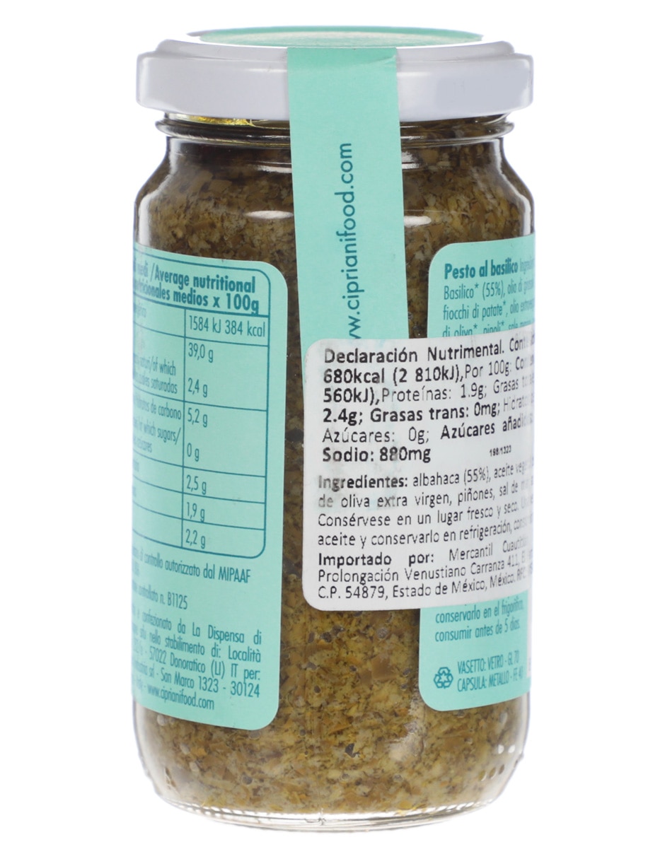 Salsa pesto sabor albahaca 3