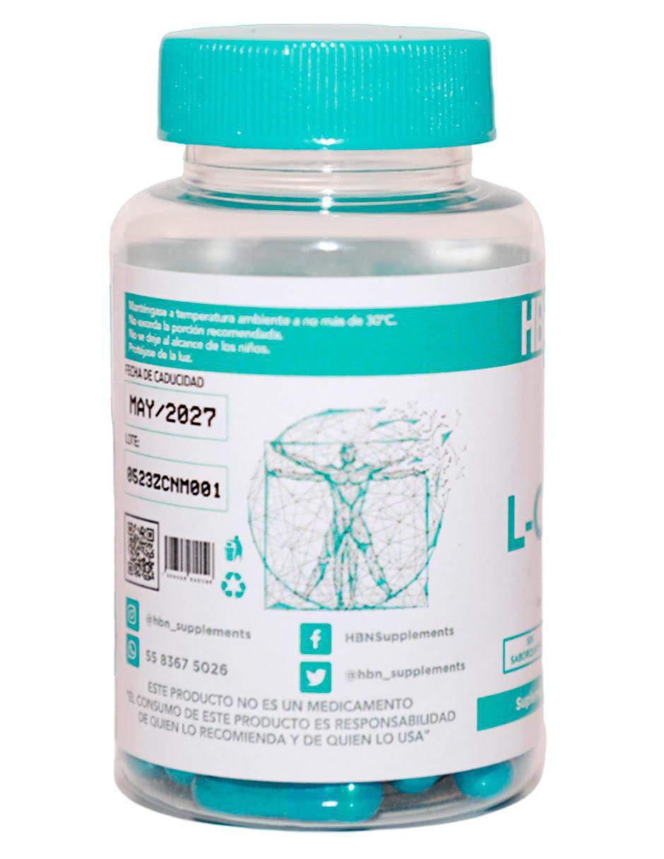 Cápsulas de L-carnitina con l-carnitina sabor natural de 60 cápsulas 2