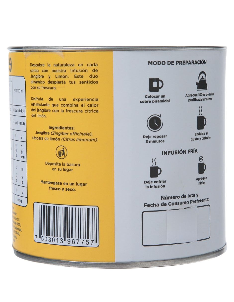 Té jengibre y limón flores y frutas deshidratadas 40 g 2