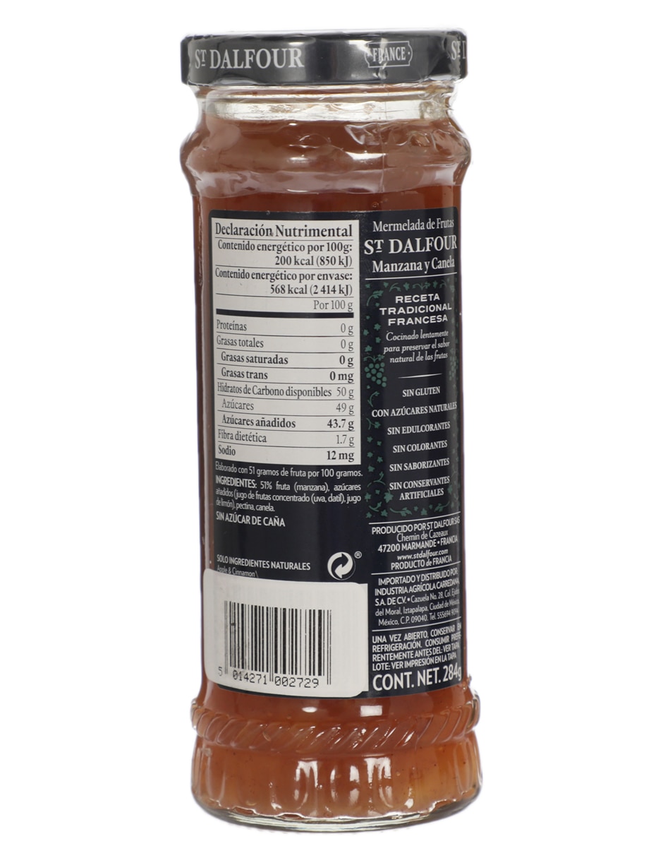 Mermelada de manzana con canela 284 g 3