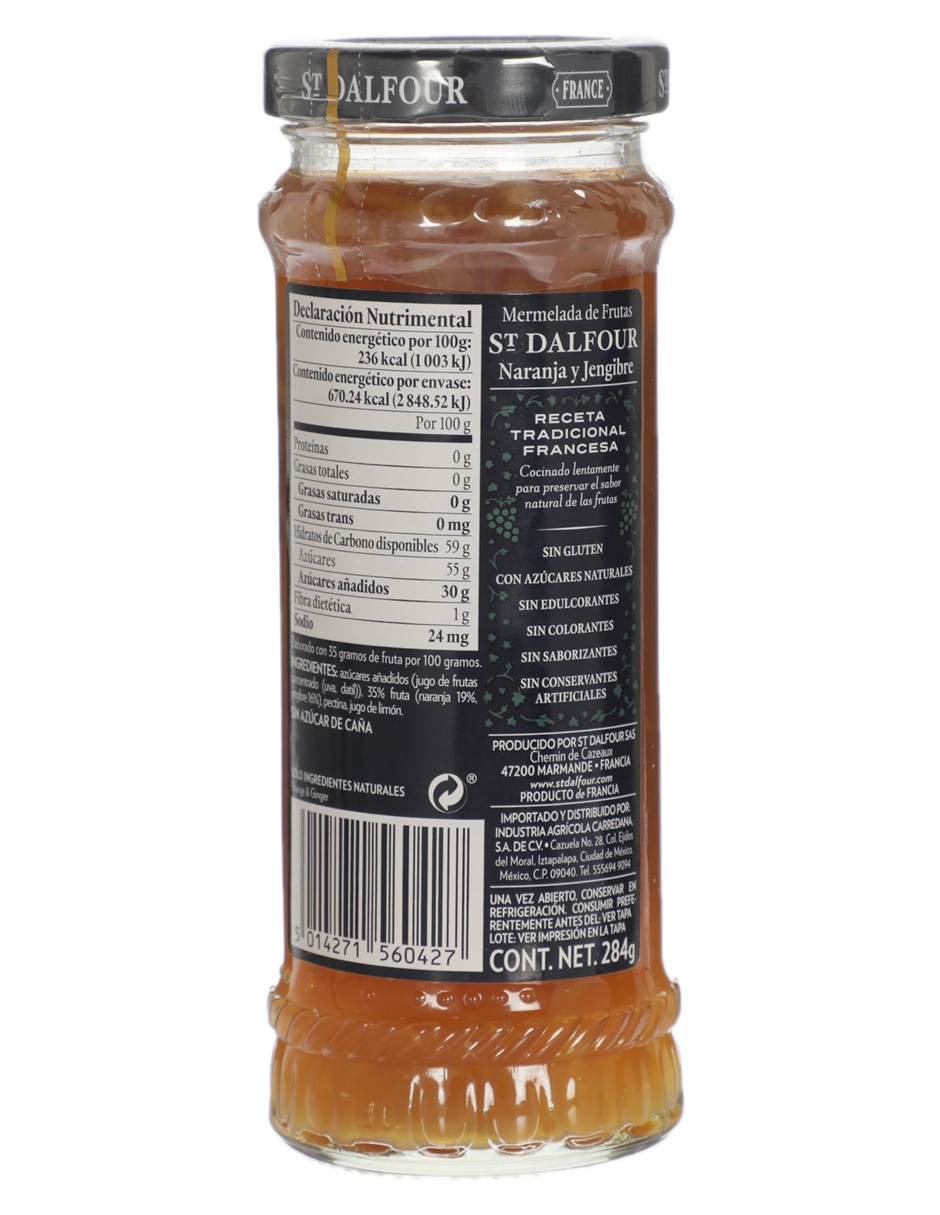 Mermelada de naranja y jengibre 284 g 3