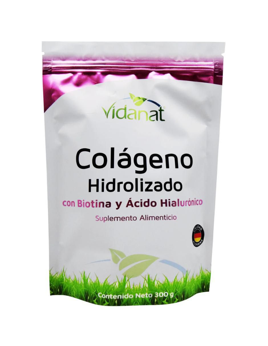 Colágeno hidrolizado puro con biotina y ácido hialuronico sabor natural de 300 g Colágeno hidrolizado puro con biotina y ácido hialuronico sabor natural de 300 g