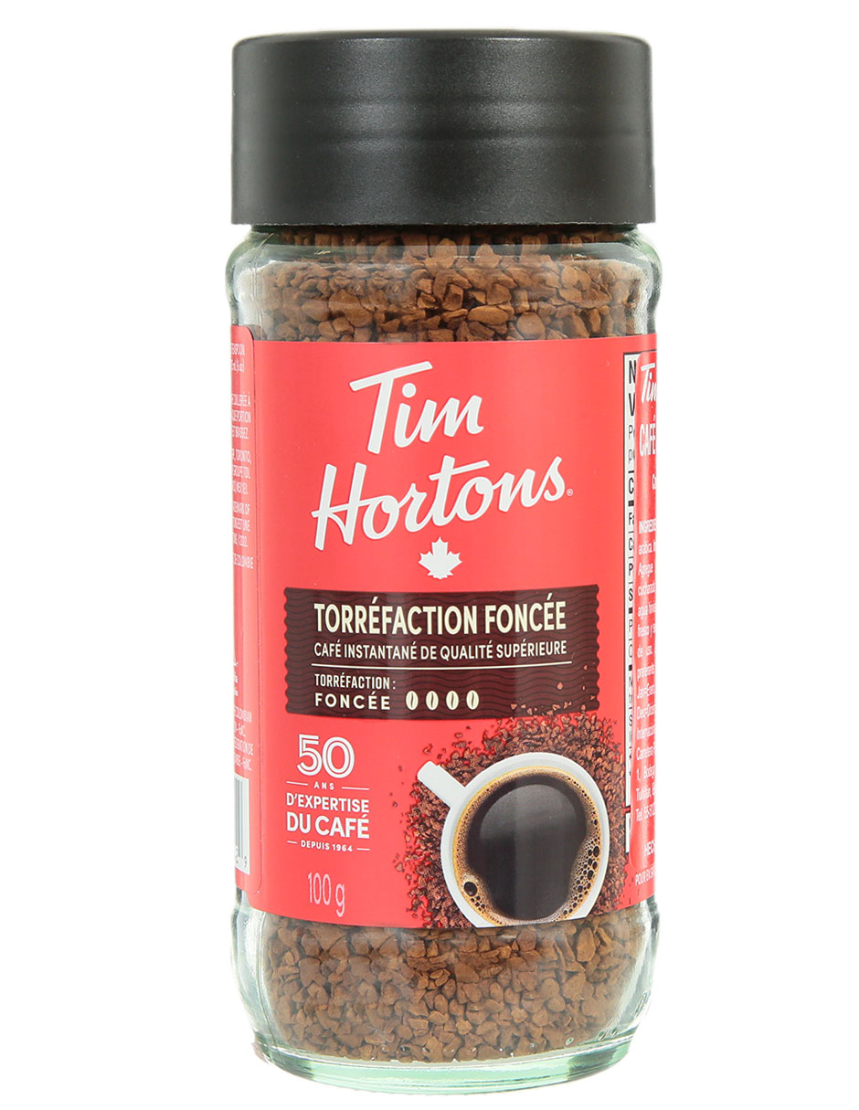 Café de grano sabor tostado de Colombia Tim Hortons Torréfaction