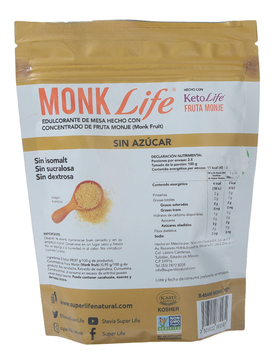 Sustituto de azúcar Monk 2