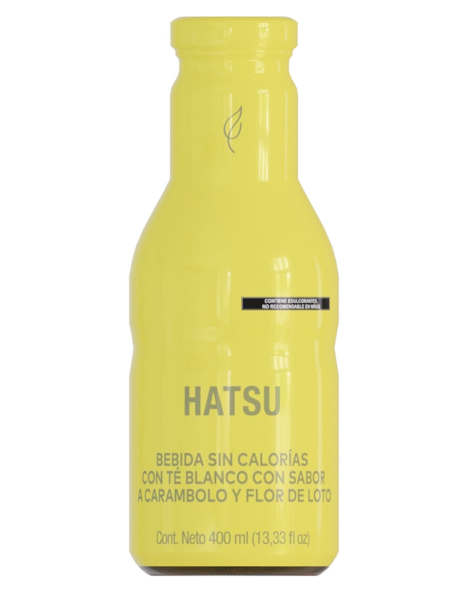Té carambolo y flor de loto en botella de vidrio 400 ml