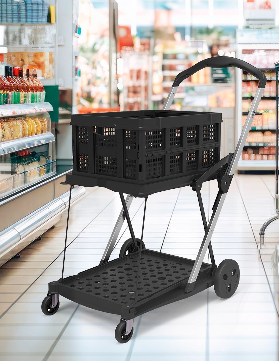 Carrito de compras plegable 7