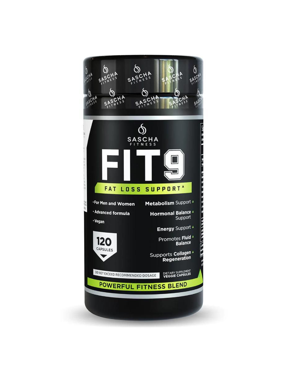 Fit 9 Sascha Fitness sabor té verde de 120 cápsulas