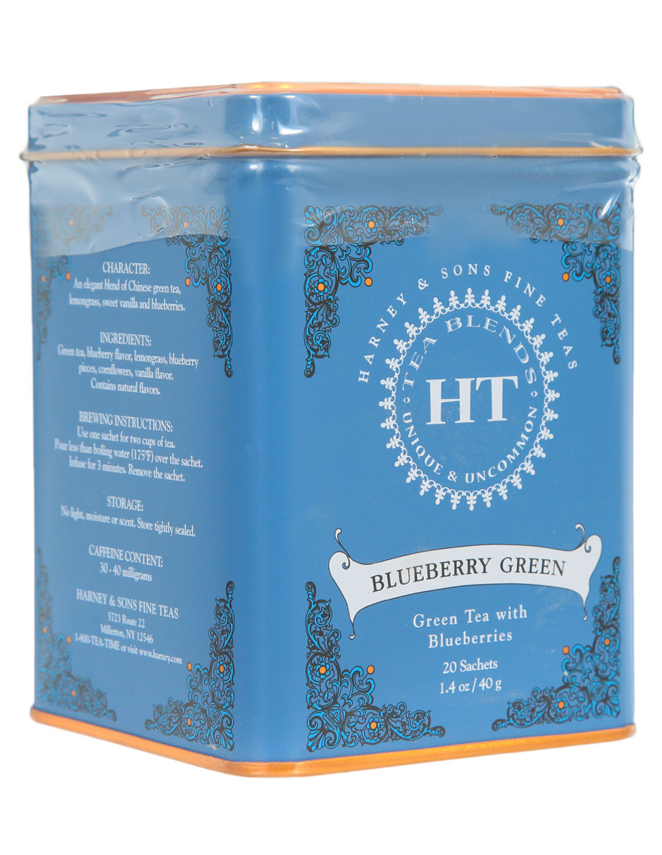 Té verde con arándanos en sachet 40 g 2