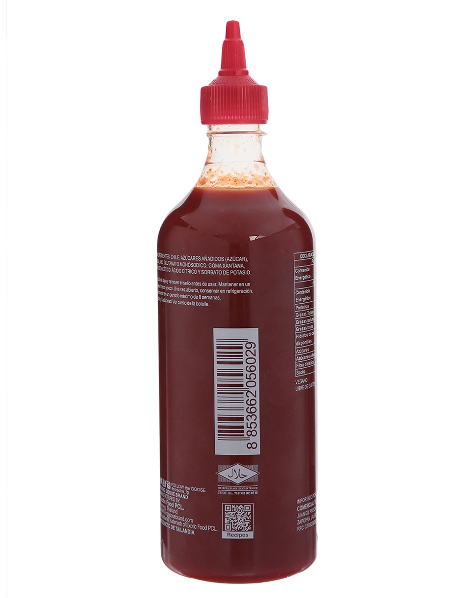 Salsa thai sabor picante Gran Mitla Sricha 2